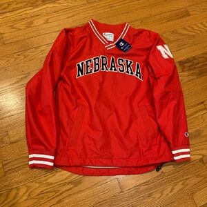 Champion Nebraska Cornhuskers Pullover Windbreaker Jacket